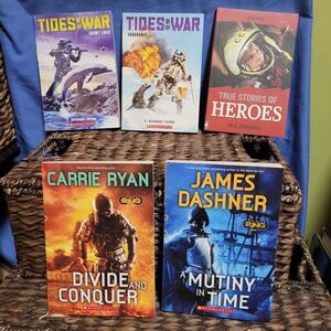 Tides of War, Infinity Ring, True Stories of Heroes Books Bundle kid combat book